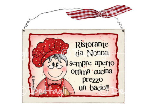 La TARGA per la Festa della NONNA - idea gaget scherzo - Premio Speciale la  Miglior NONNA del MONDO